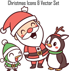 Christmas Icons & Vector Set