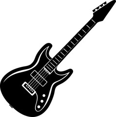 electric guitar isolated on white