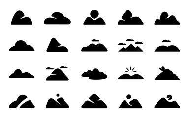 set of icons