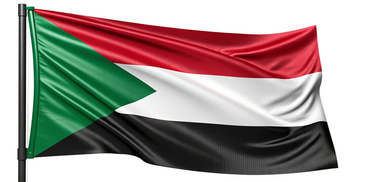 Realistic Sudan Flag Waving on Transparent Background
High-Resolution Sudan National Flag with Fabric Texture and Natural Lighting