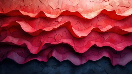 Abstract red and pink layered texture