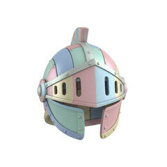 Fototapeta premium toy helicopter isolated on white