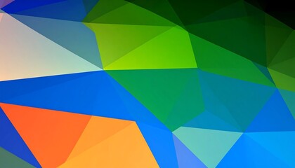 Abstract geometric pattern of vibrant polygons