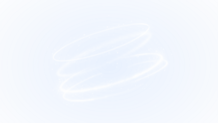 Whirling light trails create beautiful sparkles on a transparent PNG overlay, enhancing stunning motion design