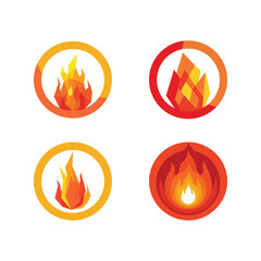 fire icon set
