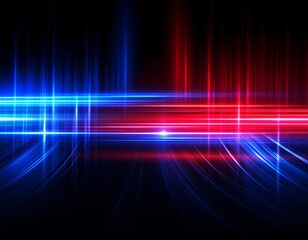 Abstract glowing lines, vibrant colors