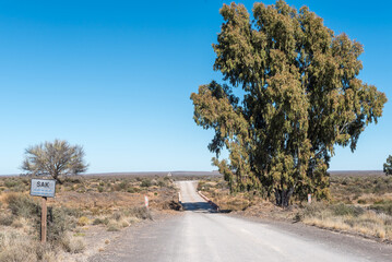 Road bridge over the Sak River between Loxton and Fraserburg