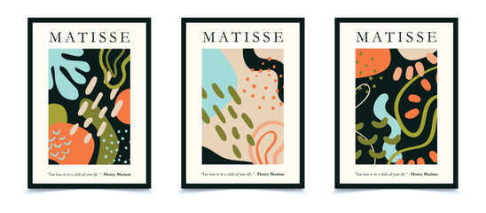 Matisse abstract modern wall art