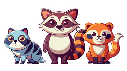 
animal, fox, cartoon, skunk, vector, dog, illustration, cat, love, set, baby, teddy, toy, fun, art, cute, pet, brown, heart, funny, character, adorable, kid, valentine, animals, childhood, farm, land