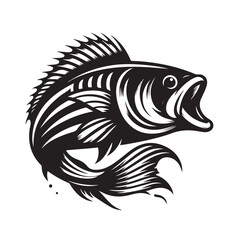 Fish Vector Illustration | Fishing Logo Design