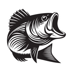 Fish Vector Illustration | Fishing Logo Design