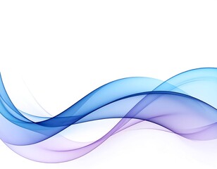 Abstract blue and purple wavy background