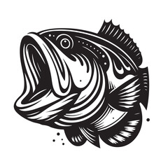 Fish Vector Illustration | Fishing Logo Design