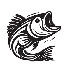 Fish Vector Illustration | Fishing Logo Design