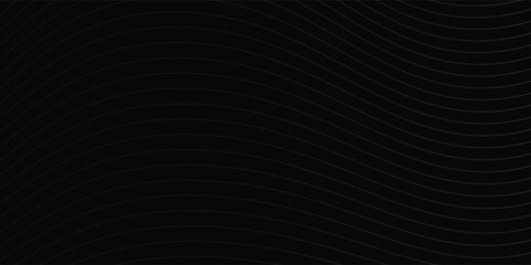 Black abstract line background design. simple