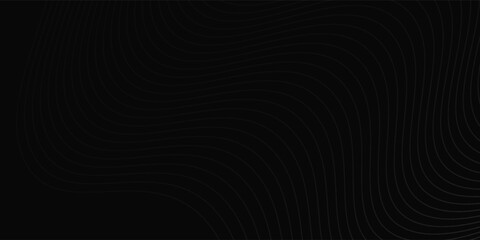 Black abstract line background design. simple luxury