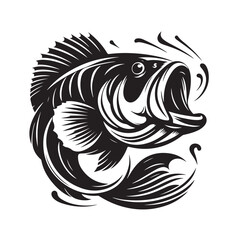 Fish Vector Illustration | Fishing Logo Design
