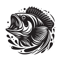 Fish Vector Illustration | Fishing Logo Design