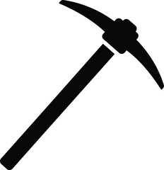 Pick Axe symbol vector on a white background
