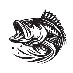 Fish Vector Illustration | Fishing Logo Design