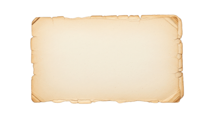 Aged Paper Texture with Torn Edges and Vintage Appearance.