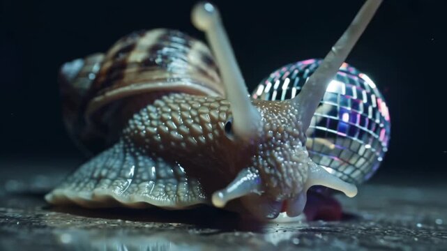 Snail Disco A Shell-Shocking Party on the Go