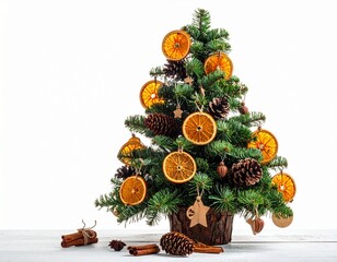 autumn still life Christmas tree