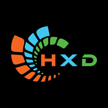 HXD letter design. HXD letter technology logo design. HXD Monogram logo design for an entrepreneur and business