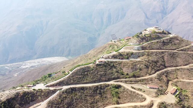 Parque Nacional Del Chicamocha Drone View, Santander Colombia