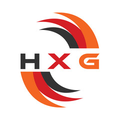 HXG letter design. HXG letter technology logo design. HXG Monogram logo design for an entrepreneur and business