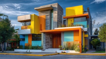 tropical beach house