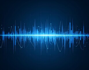 Abstract sound wave graphic