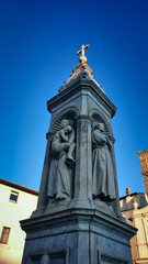 Obraz premium Monument of Pope Pius IX in Rome, Italy