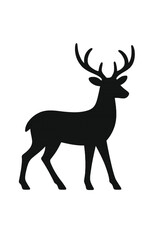 deer silhouette vector