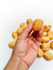 A Heap of Homemade Indonesian Mackerel Fish Balls, a Delicious Probolinggo Snack