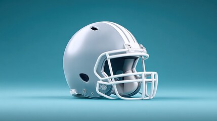 Fototapeta premium A helmet with a white stripe on it