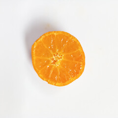 orange on a white background