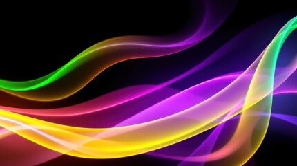Waves of Energy in a Chromatic Dance: A Visual Symphony of Light, Movement, and Imagination