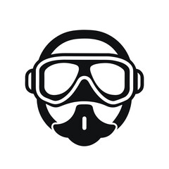 scuba diving mask and snorkel