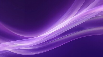 Fototapeta premium Purple abstract background with glowing waves