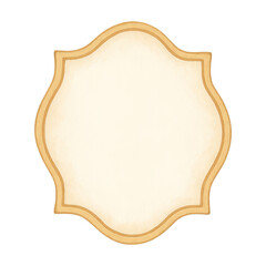 PNG Elegant vintage label design.