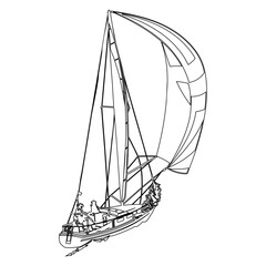 Icon Sailboat line_4