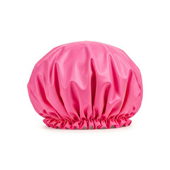 shower cap on white background