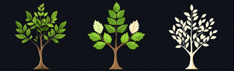 Earth Day Poster Set - Digital Vector Illustrations Suitable for Graphic Design, Web Presence, Marketing, Business Presentations, and Print Materials Embracing Eco-Friendly Themes