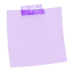 sticky note washi tape pastel color back to school 3D	