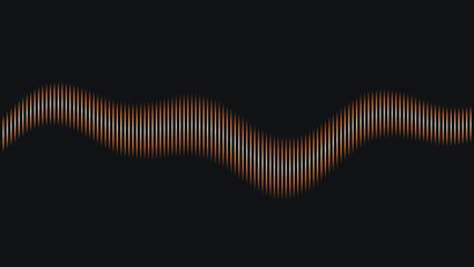 Dark abstract background with subtle orange stripes minimal modern design