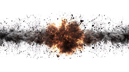 Fiery explosion border on transparent background — ultra-high-resolution PNG cutout edge perfect for dynamic VFX overlays, action poster design, and dramatic ... See More
