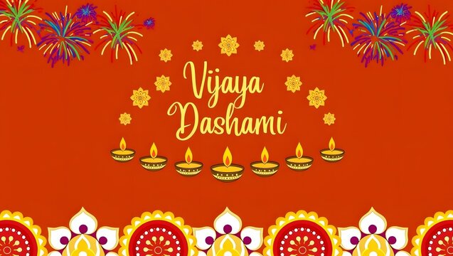 Cultural Vijaya Dashami Celebration Poster