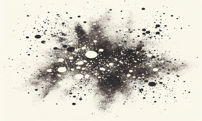 Abstract grunge dust and urban texture in vector distressed overlay style placed on a clean white background.