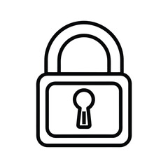 lock icon vector illustration